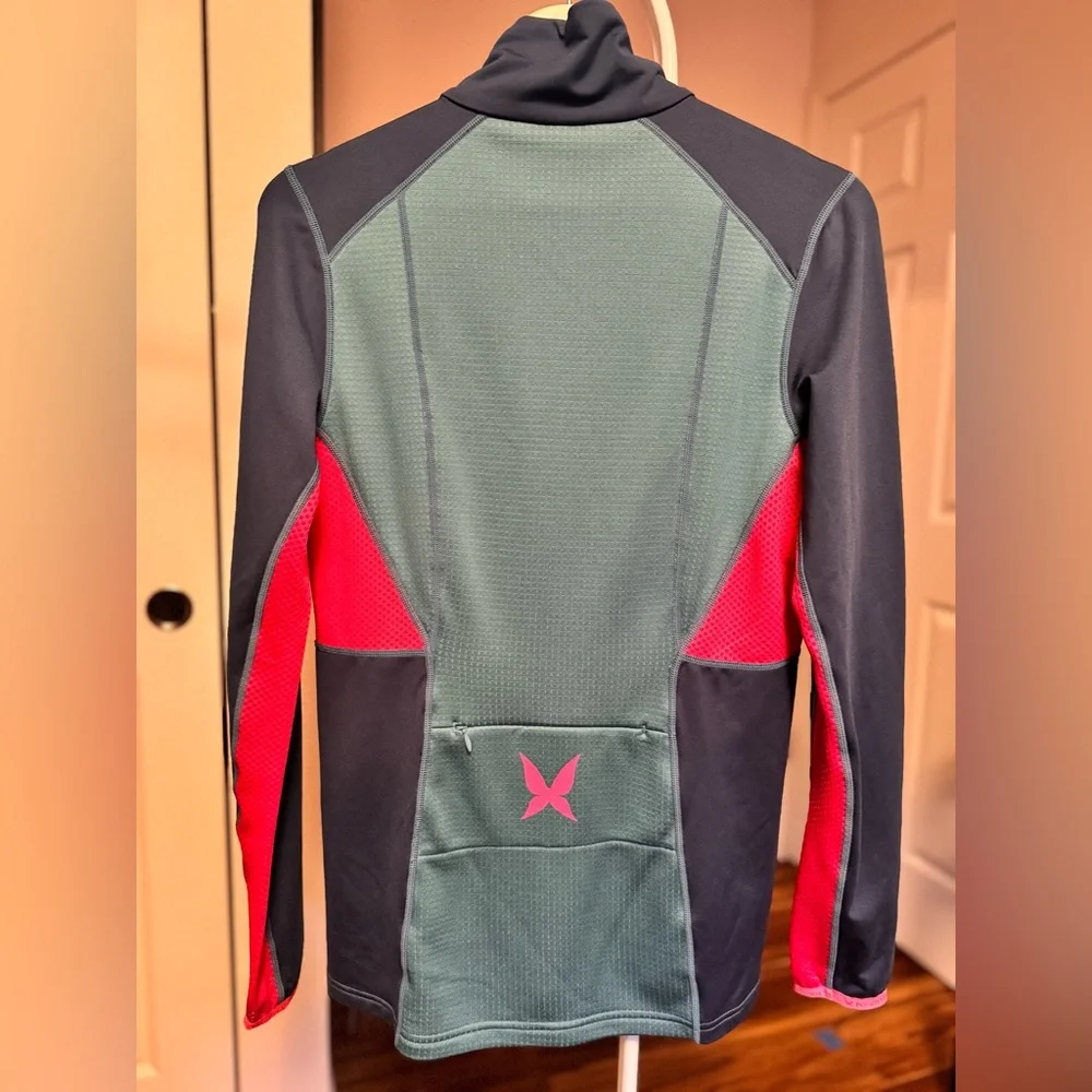 Kari Traa Women's Top in Dark Green and Pink - Picture 2 of 8